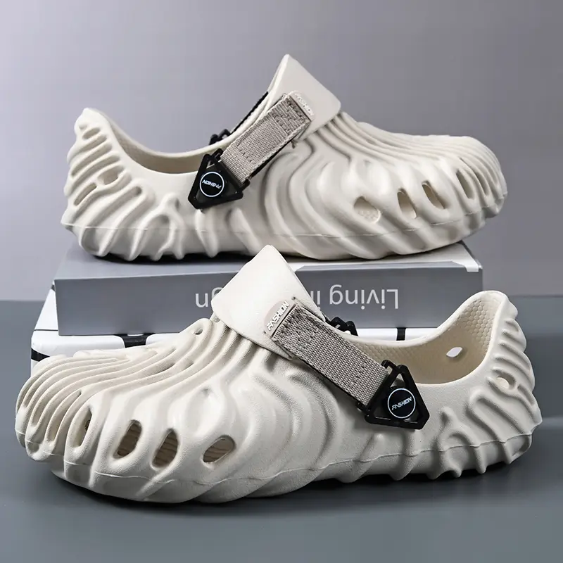 Men's Breathable EVA Beach Sandals with Adjustable Strap