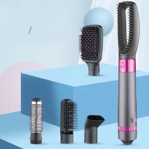 Multifunctional Straight Hair Comb Curler with High Power