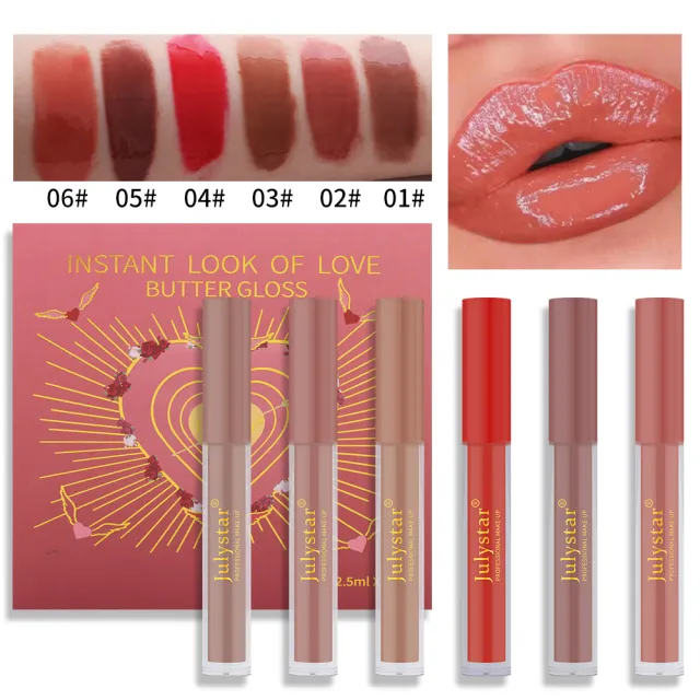 Shuiguang Mirror Lip Glaze Female High Color Value Style9701002 - Shop at LoveMi