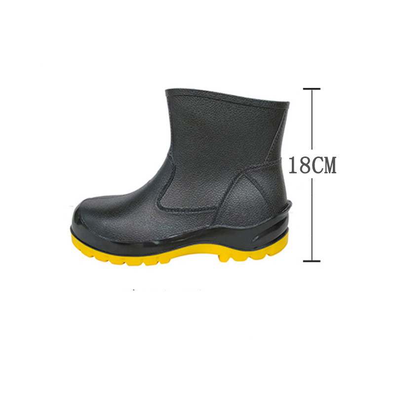 Title 8, Bottes de pluie de protection du travail pour h...