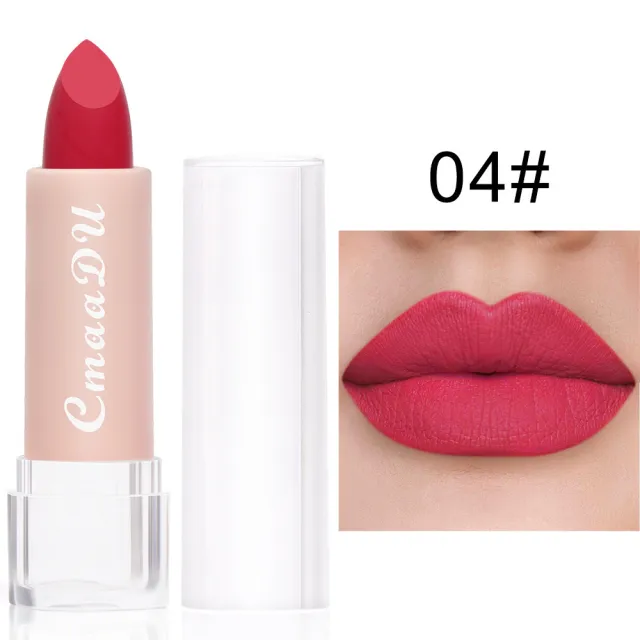 CmaaDu15 Color Matte Moisturizing Lipstick Waterproof Matte Lip Gloss - Shop at LoveMi
