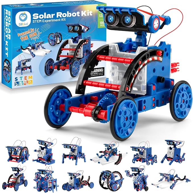 12-In-1 STEM Solar Robot Building Kit