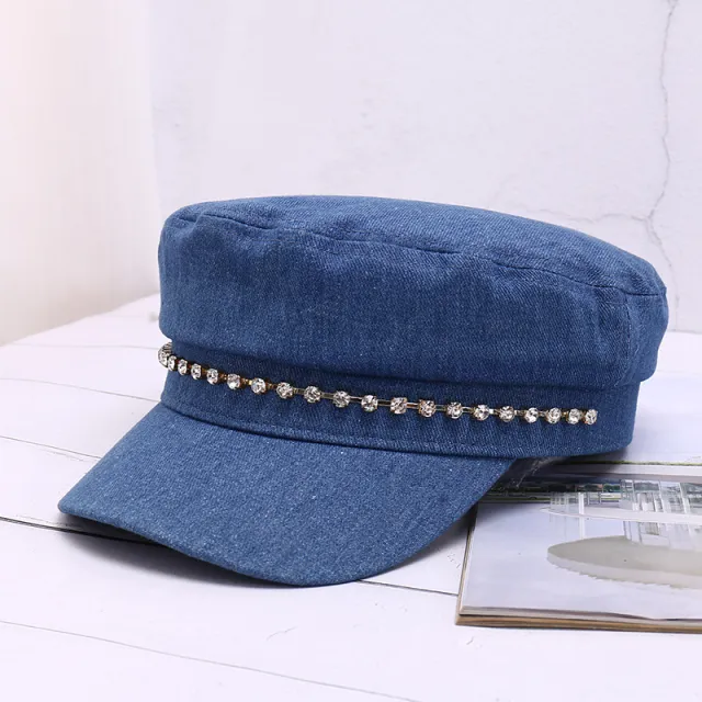 Fashion Casual Hat Women Outdoor Sun Protection Denim Blue - Shop at LoveMi
