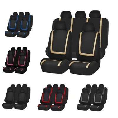 5-Seat Car Seat Cover, Classic And Timeless Design, Thin 2mm Thickness, Suitable For All Seasons