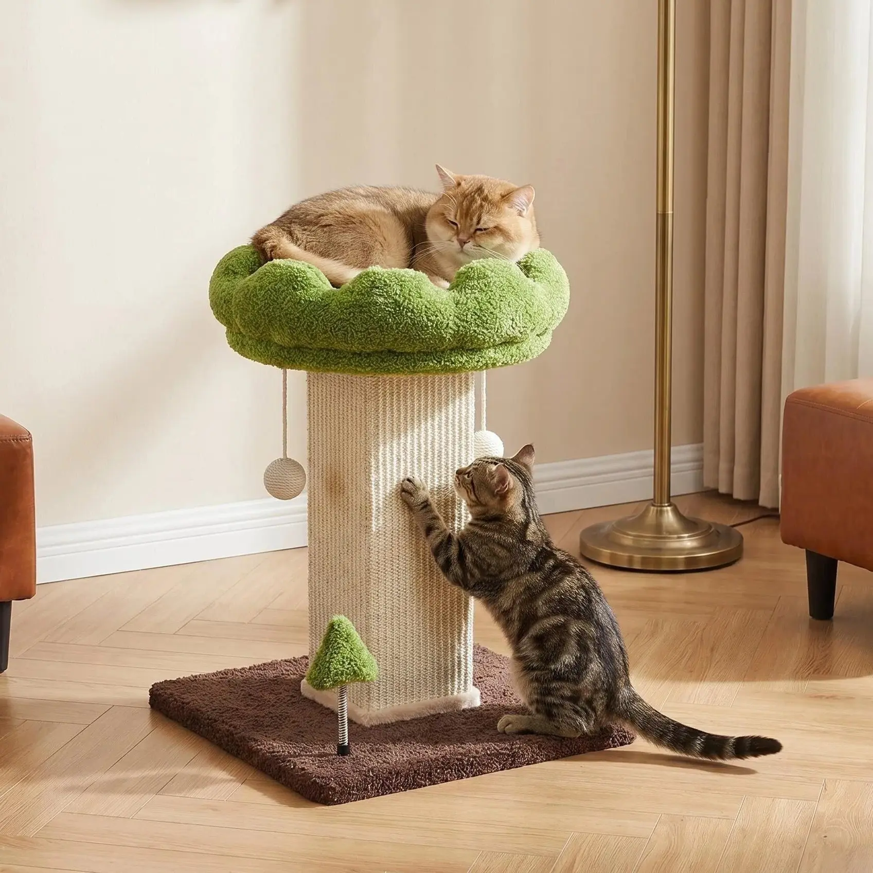 Flower Cat Scratching Post