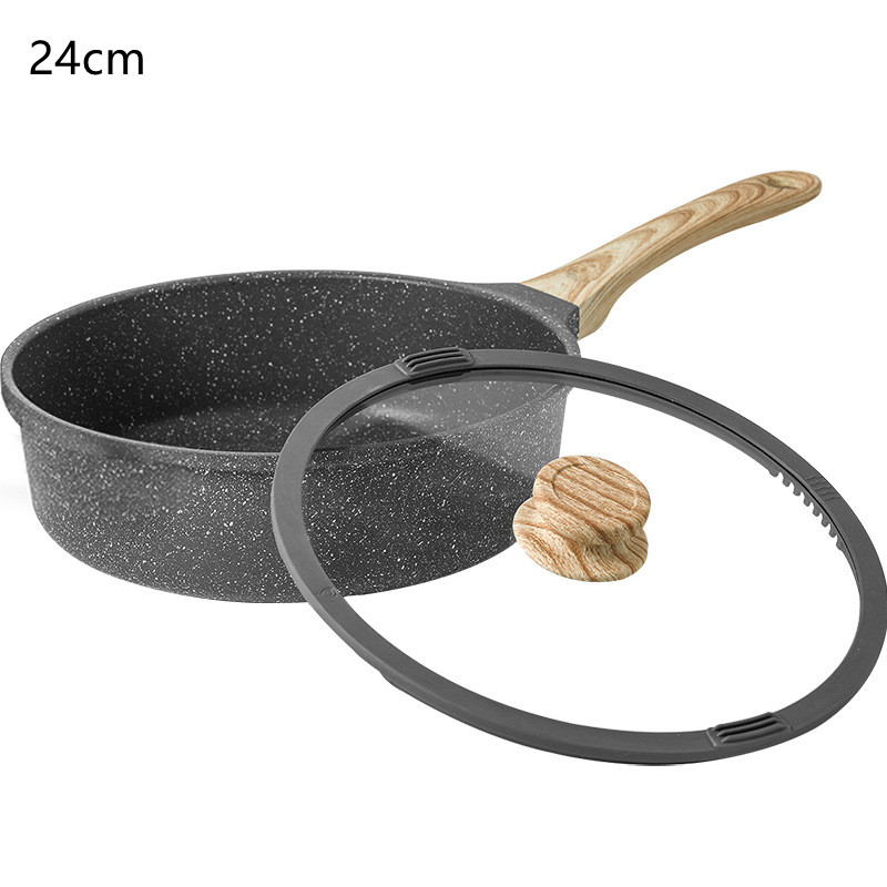 24deep frying pan with lid