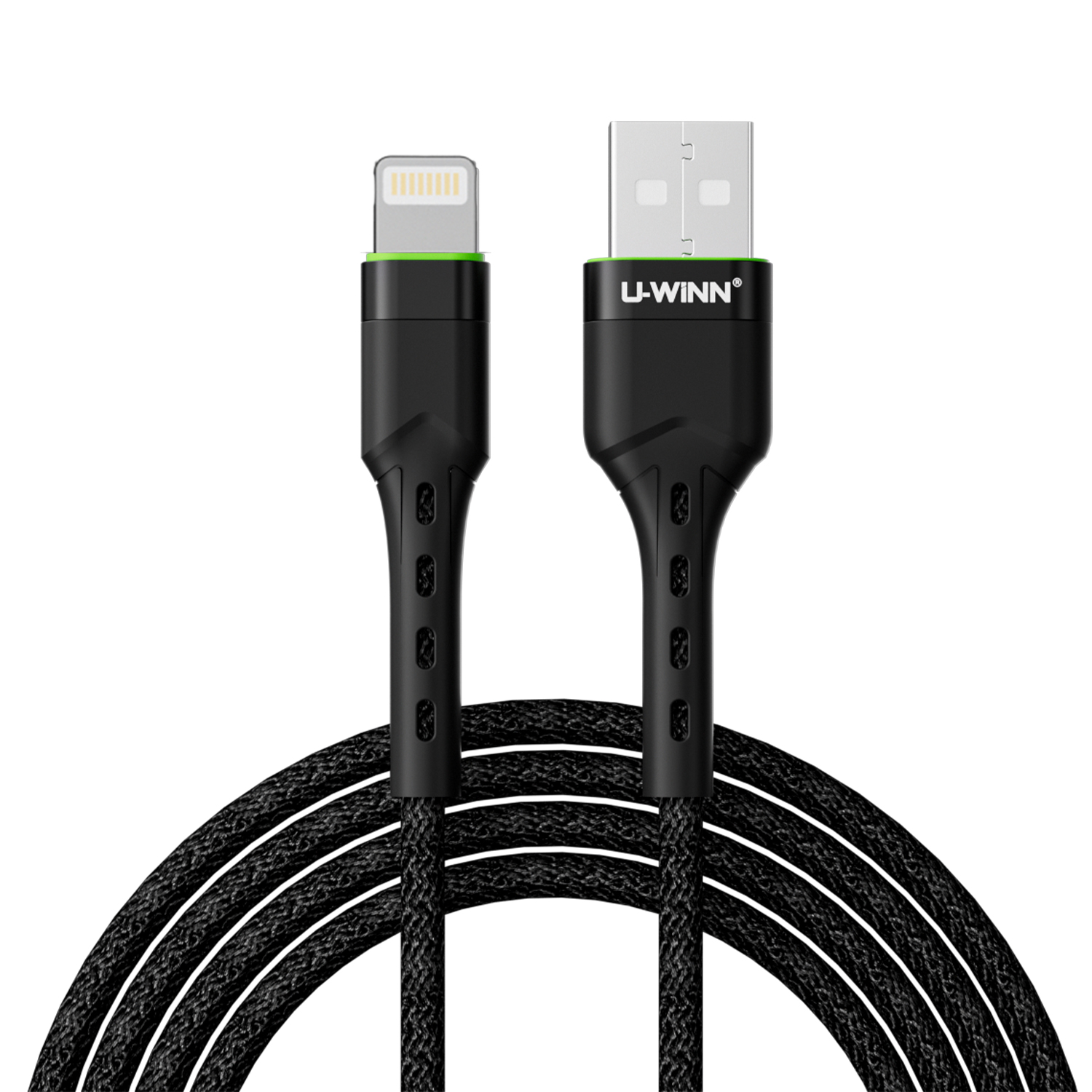 L203 Lightning Cable 2.4A 1M Black USB 3.0 UWINN