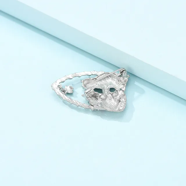 Fashionable Personality Wild And Cute Dripping Oil Silver - Shop at LoveMi