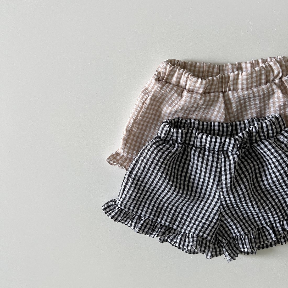 Simple Girl's Short-sleeved Suit With Fungus