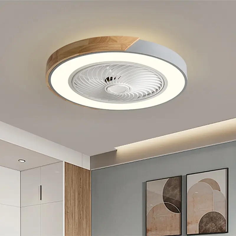 Rotating Air Guide Electric Hanging Fan Lamp