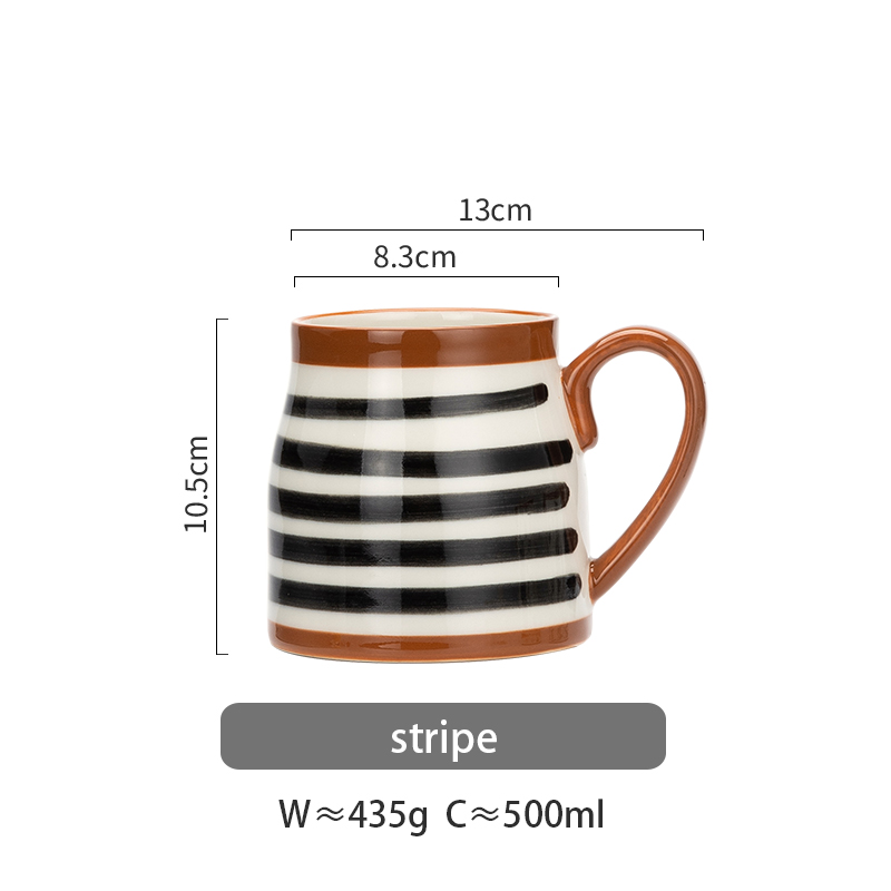 Striped teacup