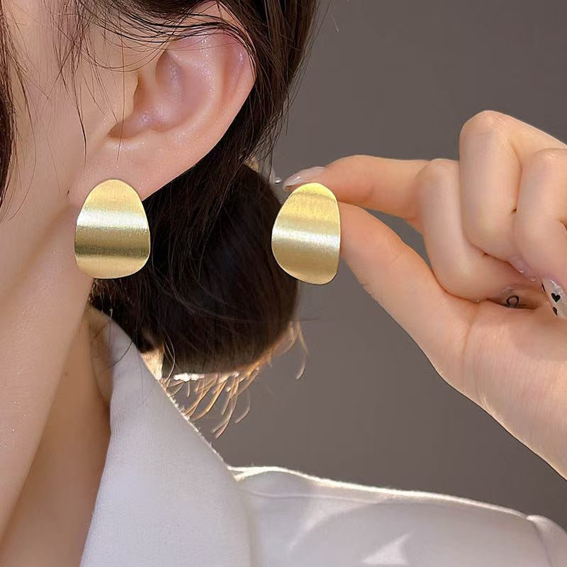 Gold Hoop Earrings For Women 2026 New Trendy Vintage Retro Style Jewelry