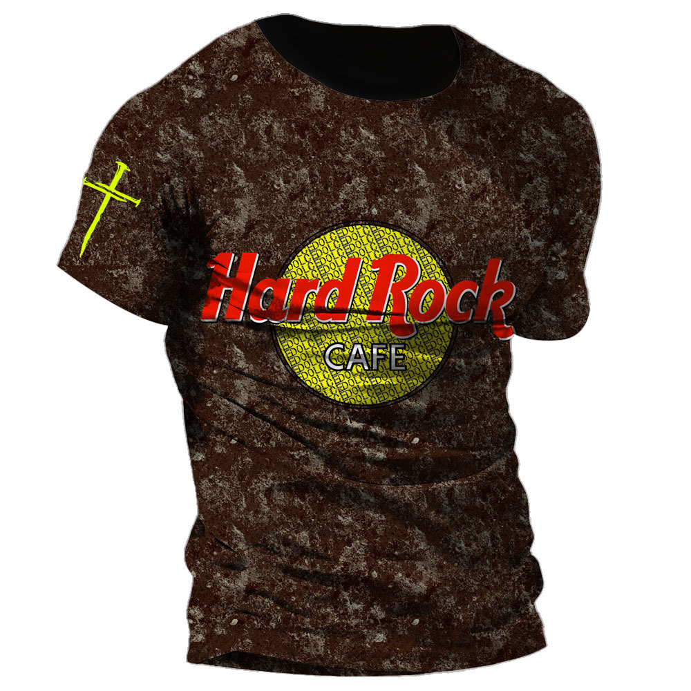 Title 5, Camiseta Hip Hop Estilo EUA Highway 66 3D, Esta...