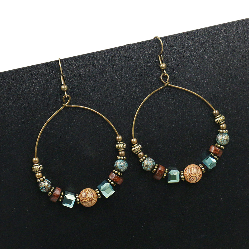 Title 4, Ethnic Style Metal Earrings For Women