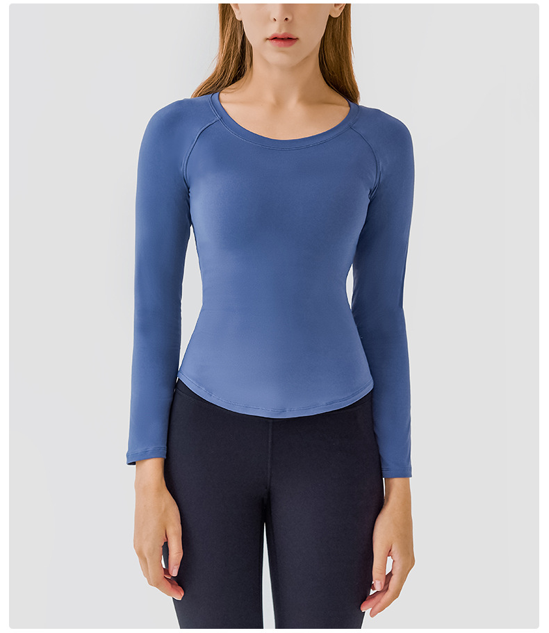 Title 9, Womens slim fit thin yoga top with a nude feel...