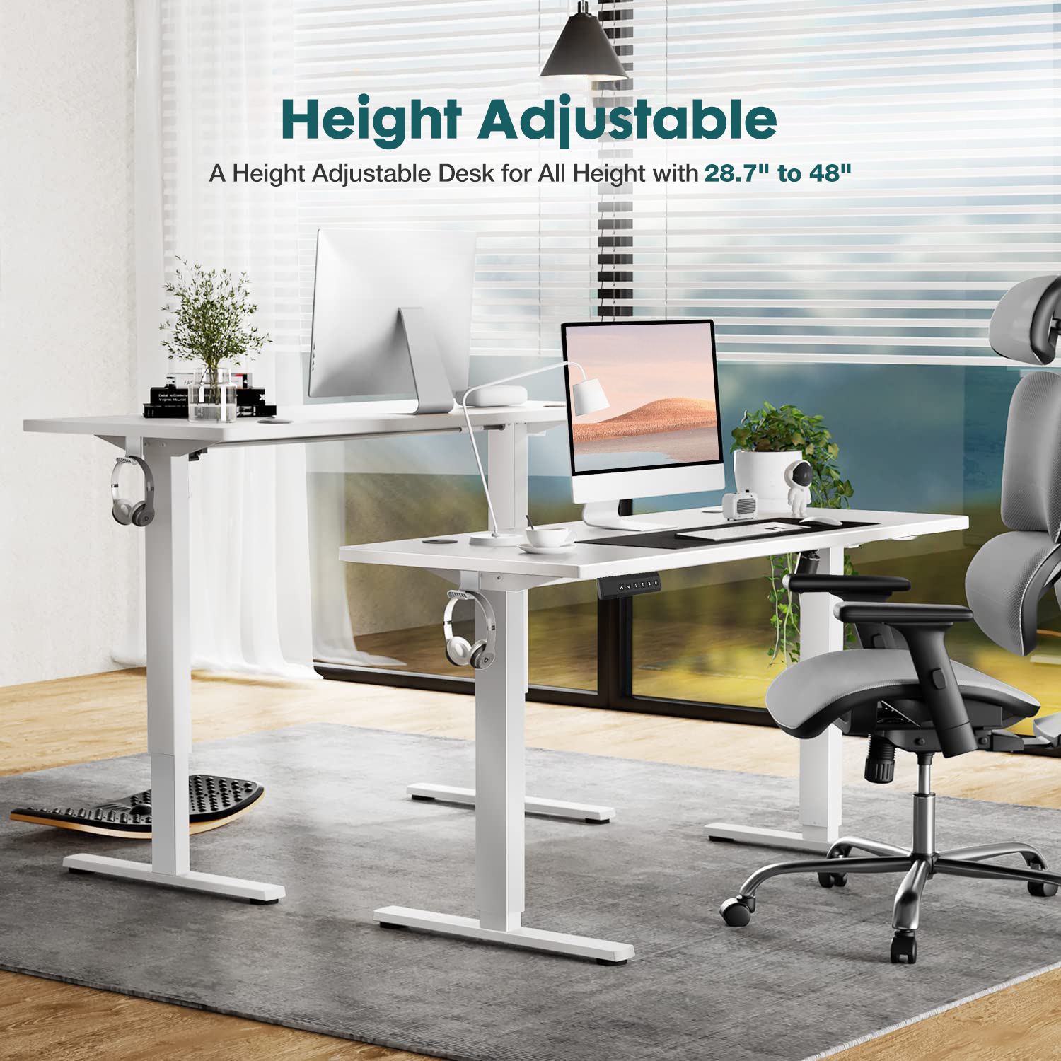 Ergonomic Height Adjustable Table - Image 5