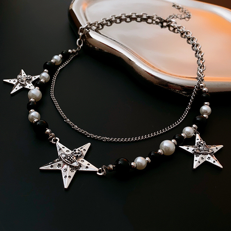 Pearl XINGX Double-layer Chain Necklace