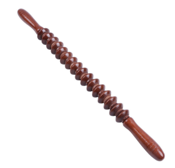 Massage Muscle Relaxation Facial Roller Fascia Thin Calf Fitness Stick Wooden Meridian Yoga Wand