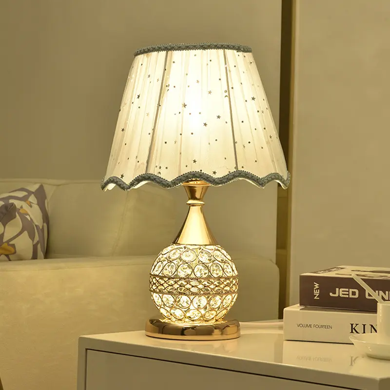 Crystal Desk Lamp Bedroom Bedside