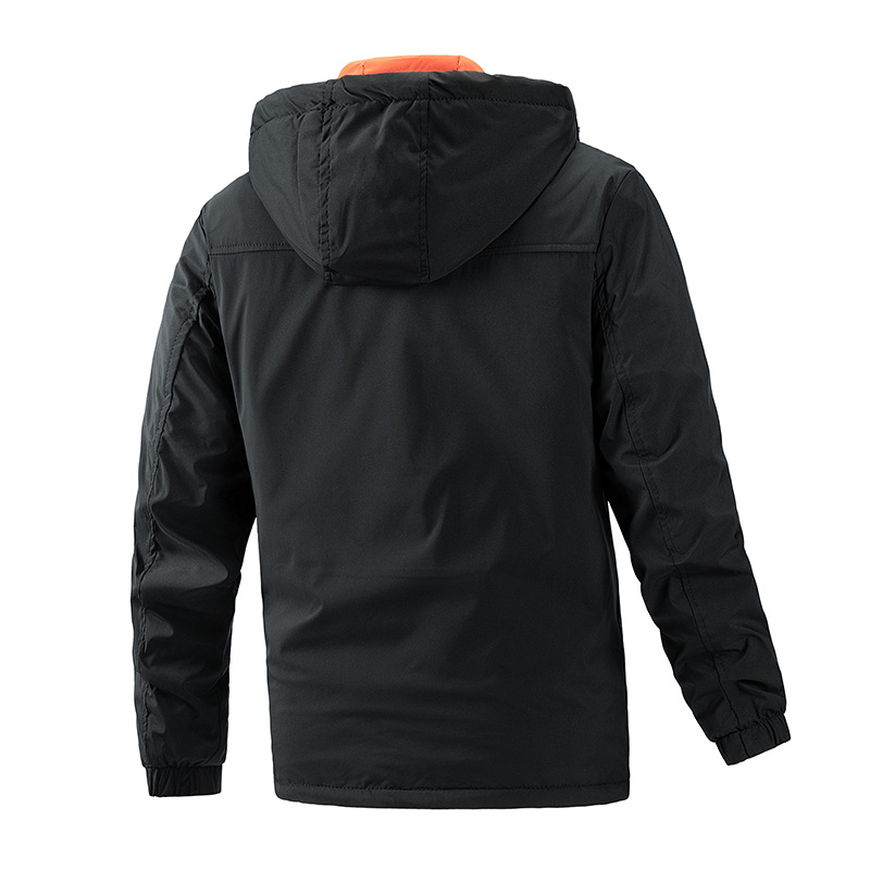 Men's Thin Cotton Hooded Jacket Fashion Casual