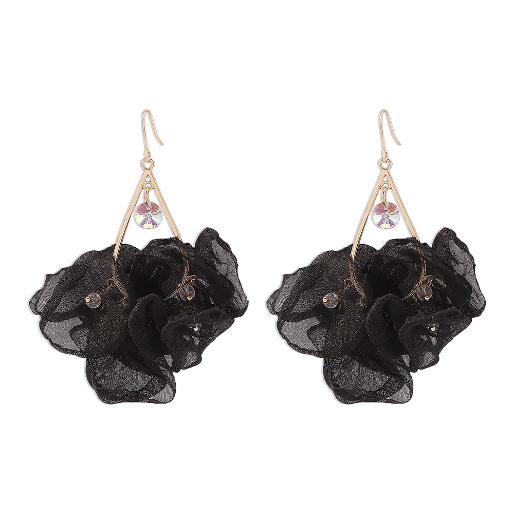 Temperament Flower Earrings Creative Beads Fashion Earrings