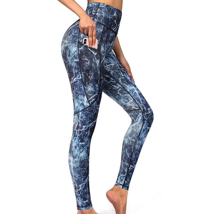 High Stretch Print Ladies Running Fitness Exercise Yoga Leggings