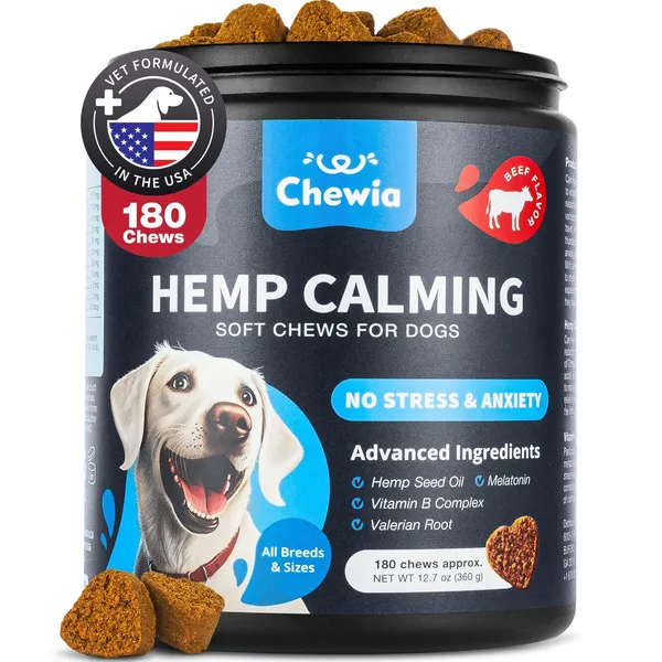Hemp Calming Chews For Dogs Dog Calming Treats Anxiety Relief For Dogs 1Pc - Shop at LoveMi