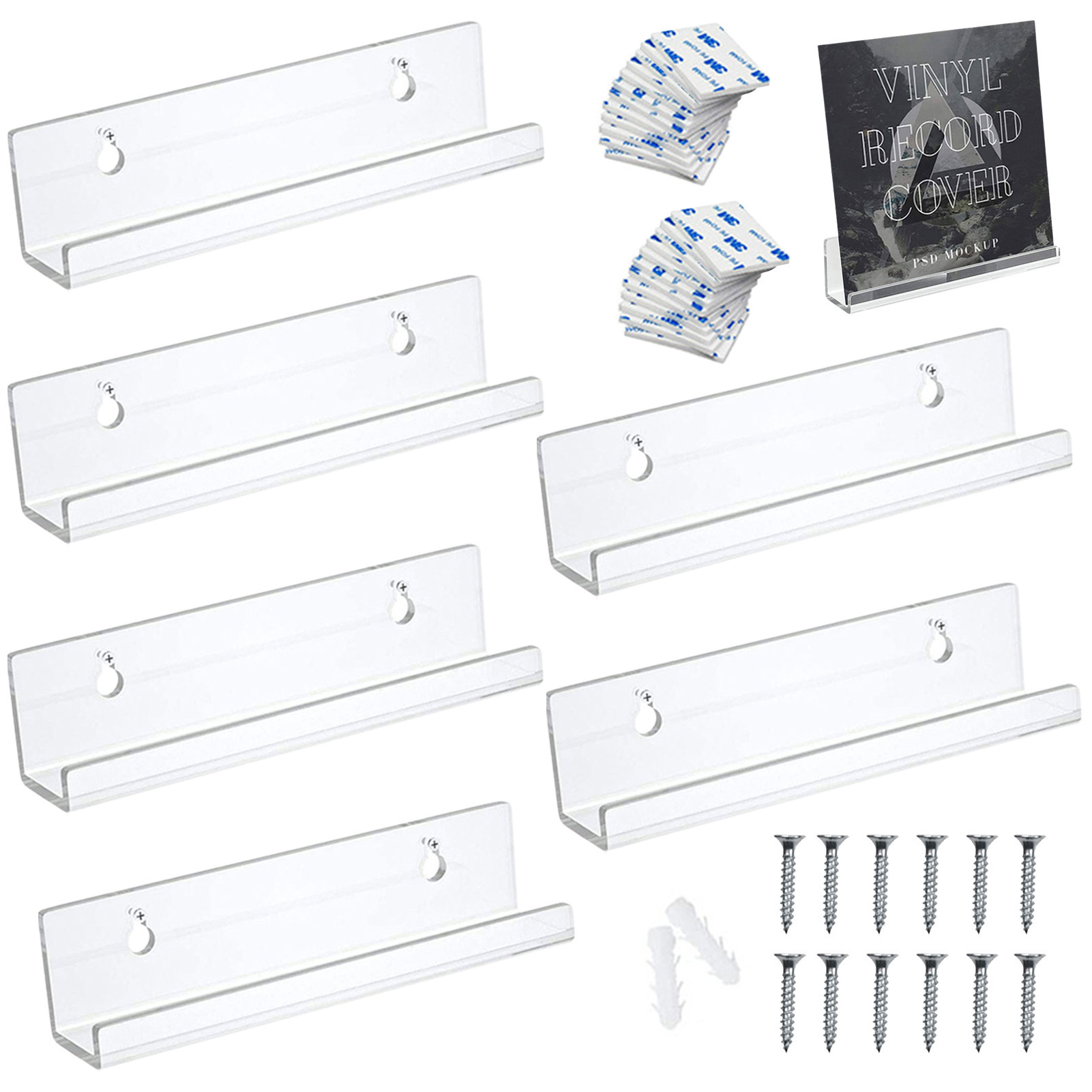 Title 1, Acrylic Album Rack Wall-mounted Album CD Displa...