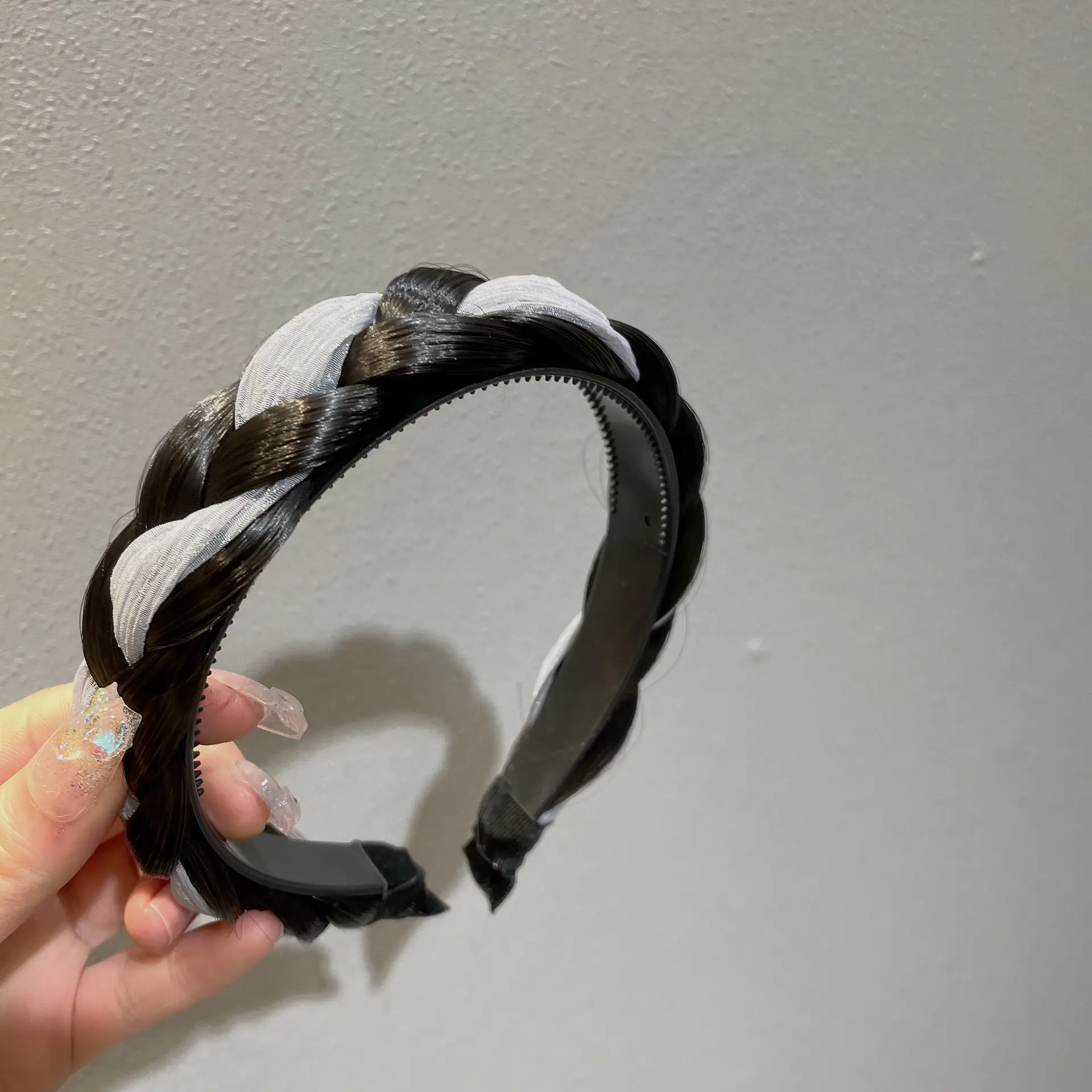 Fabric Wig Braid Headband Handmade Fishbone Hair Accessories