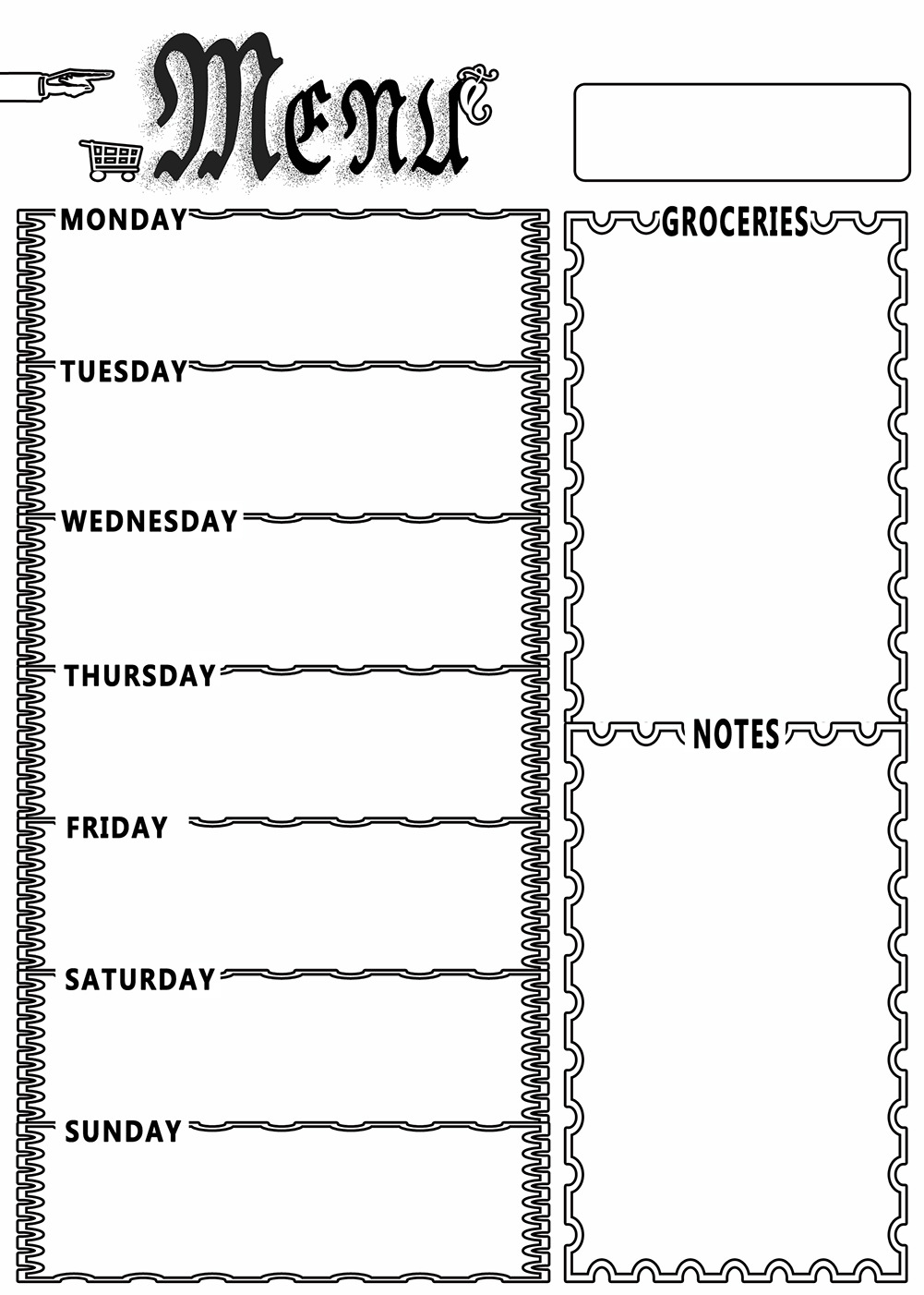 Title 2, Magnetic plan table refrigerator magnet