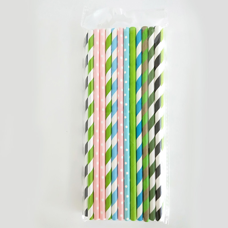 Title 4, Creative Simple Portable Home Color Paper Straws