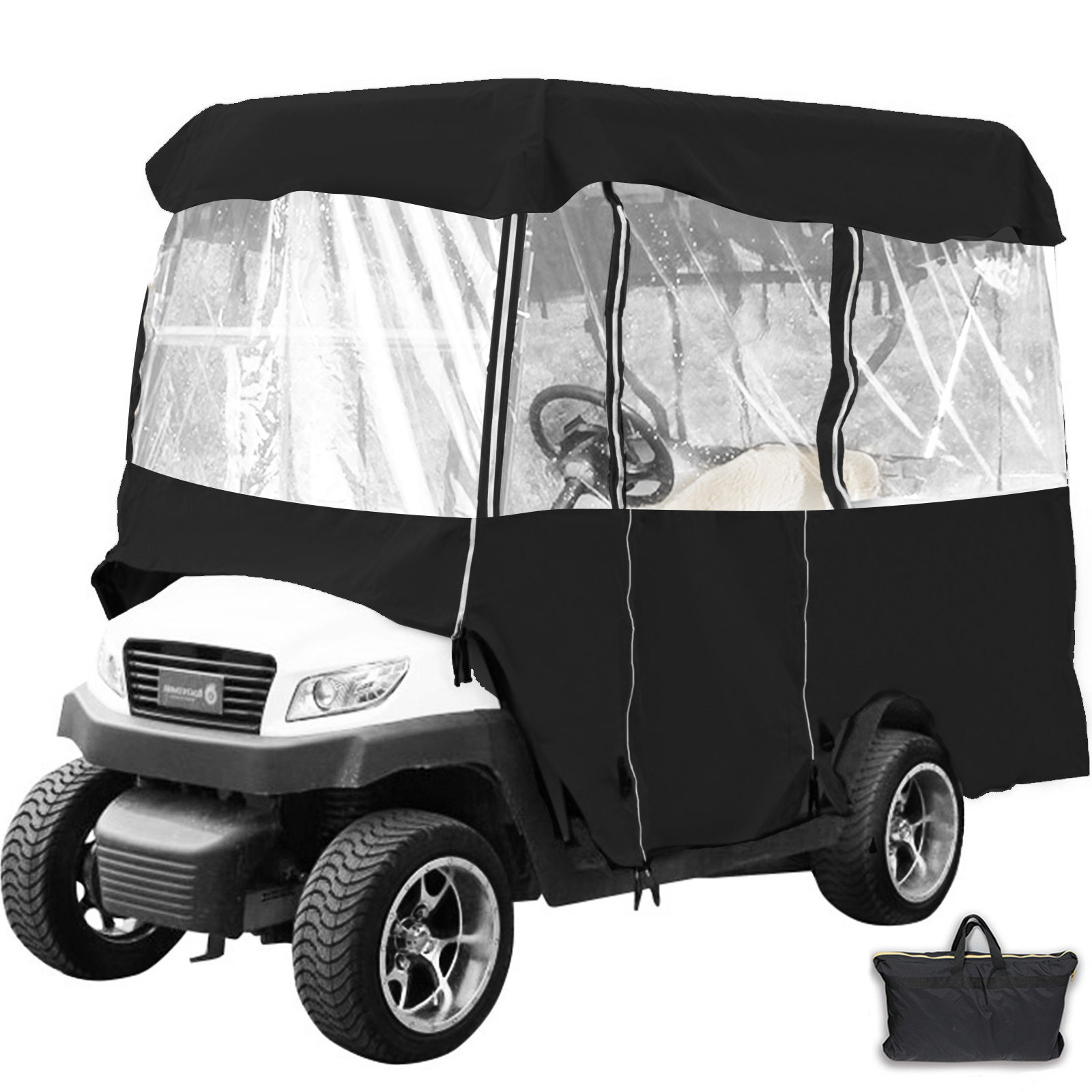 VEVOR Golf Cart Enclosure 86, 4-Person Golf Cart Cover, 4-Sided Fairway Deluxe, - Picture 5 of 5