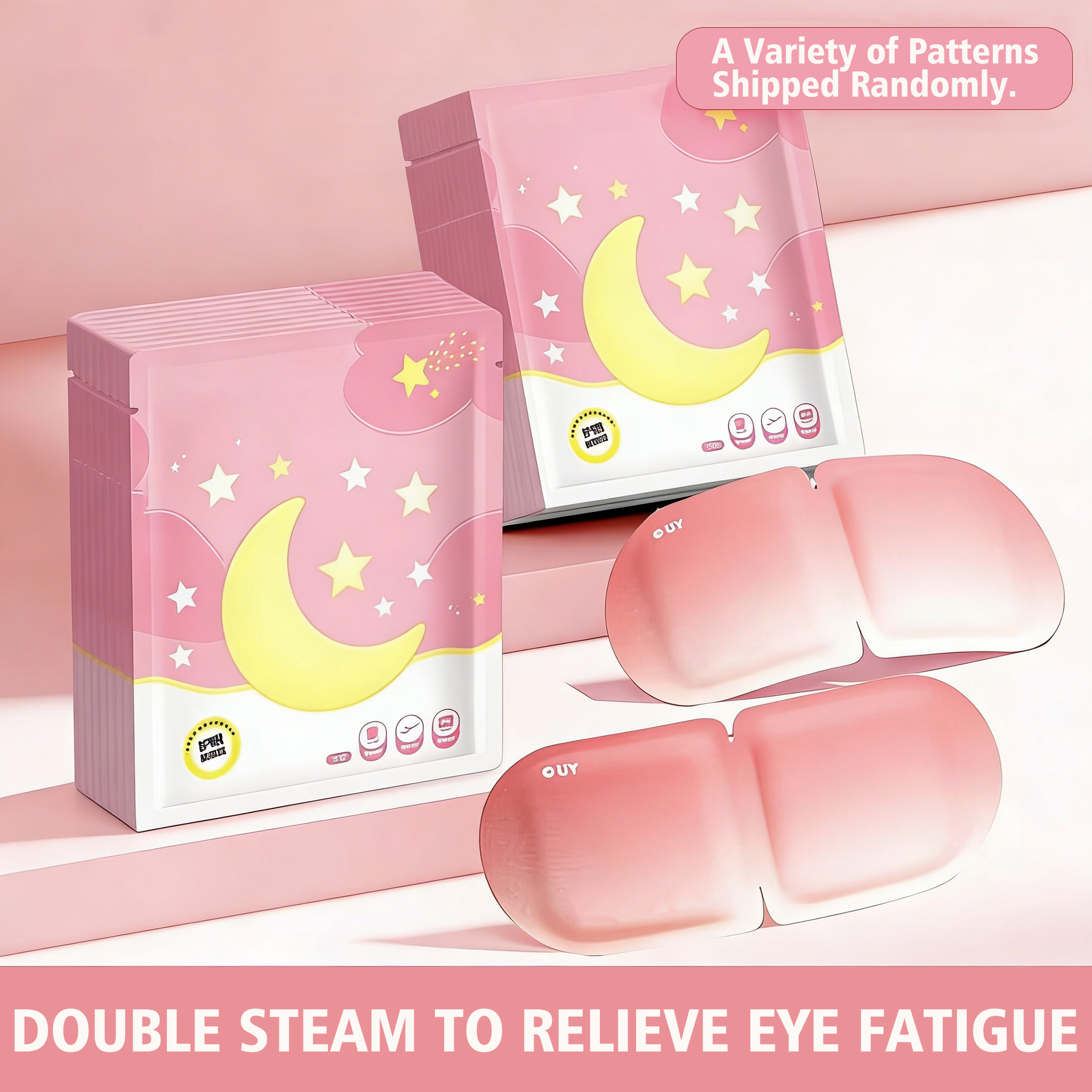 10Pcs Steam Sleep Eye Mask - Heated Eye Mask For Relieving Fatigue & Better Sleep