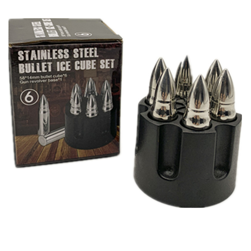 Title 1, Stainless Steel Big Bullet Ice Grain Ice Calmin...