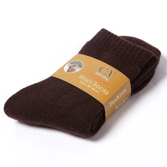 Thick Thermal Winter Socks, Warm Terry-Lined Crew Socks, 5-Pair Pack - detail photo 10