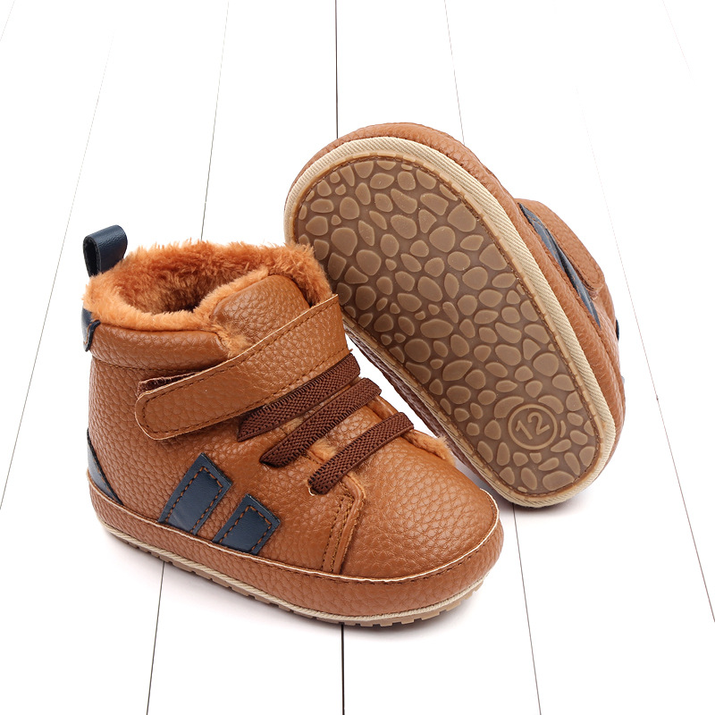 Sports Soft-sole Cotton Shoes High-top Baby Shoes Baby's Shoes — foto 9