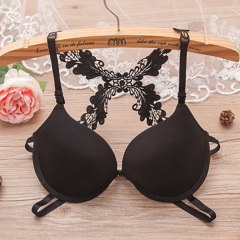 Title 2, Reggiseno sexy in pizzo da donna con schiena me...