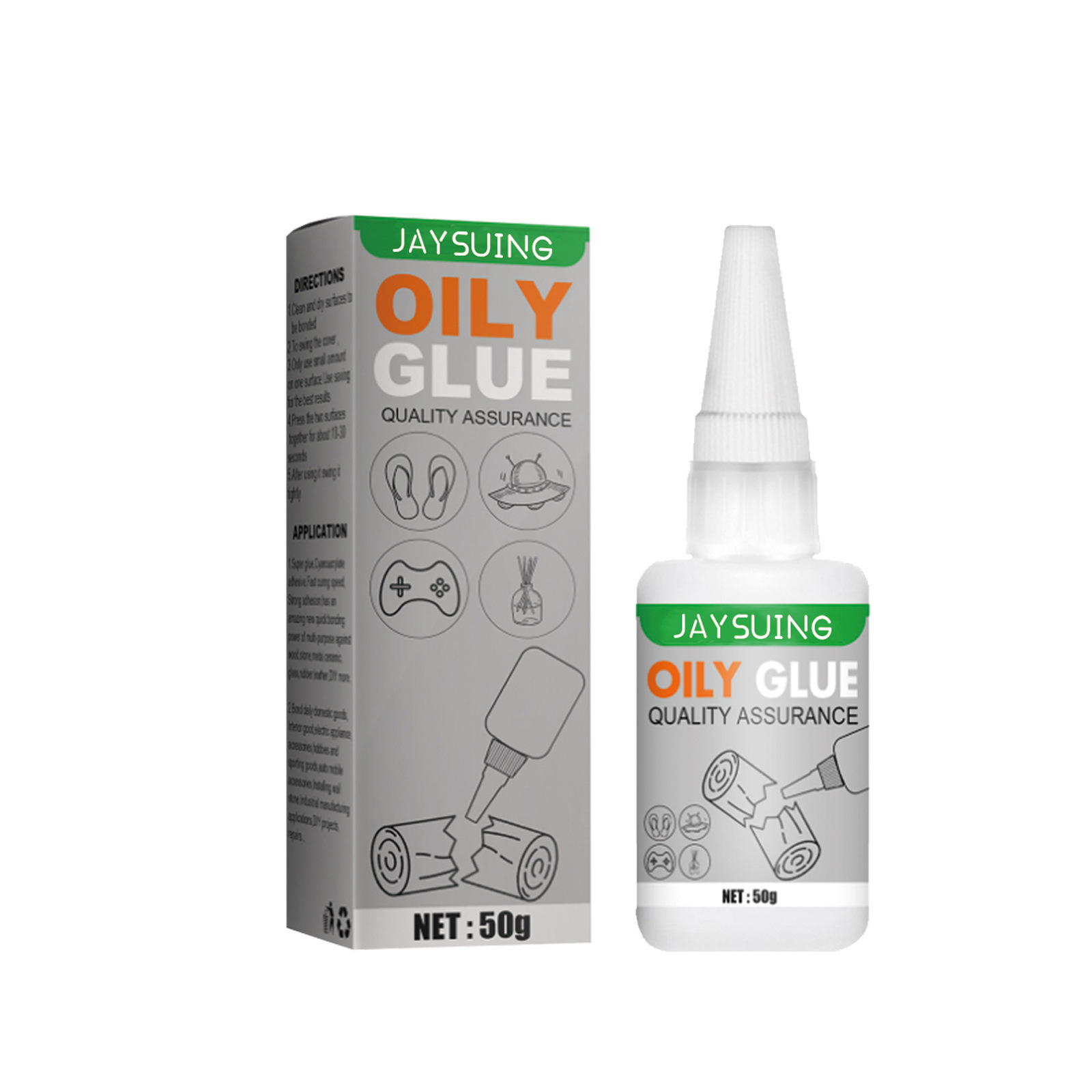 Jaysuing Casting Glue, Transparent Waterproof Oil-Based Original Glue, Instant Adhesive For Shoe Repair, Plastic And Metal Welding Agent