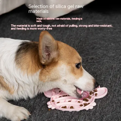 Lick Food Plate Pet Slow Anti-choke Feeding