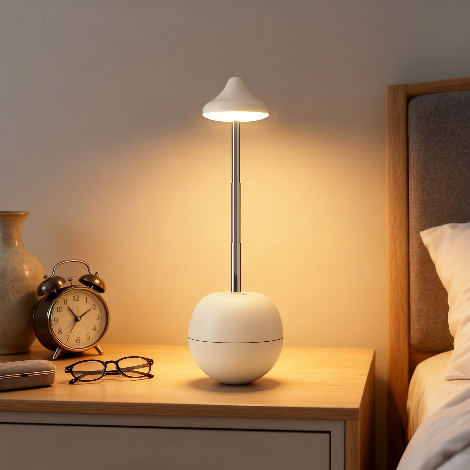 Led Night Light Rechargeable Creative Decorative Table Lamp Bedroom Desktop Remote Control Bedside Atmosphere Light