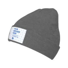 Soft And Comfortable Warm Knitted Beanie - Carbon - View 1