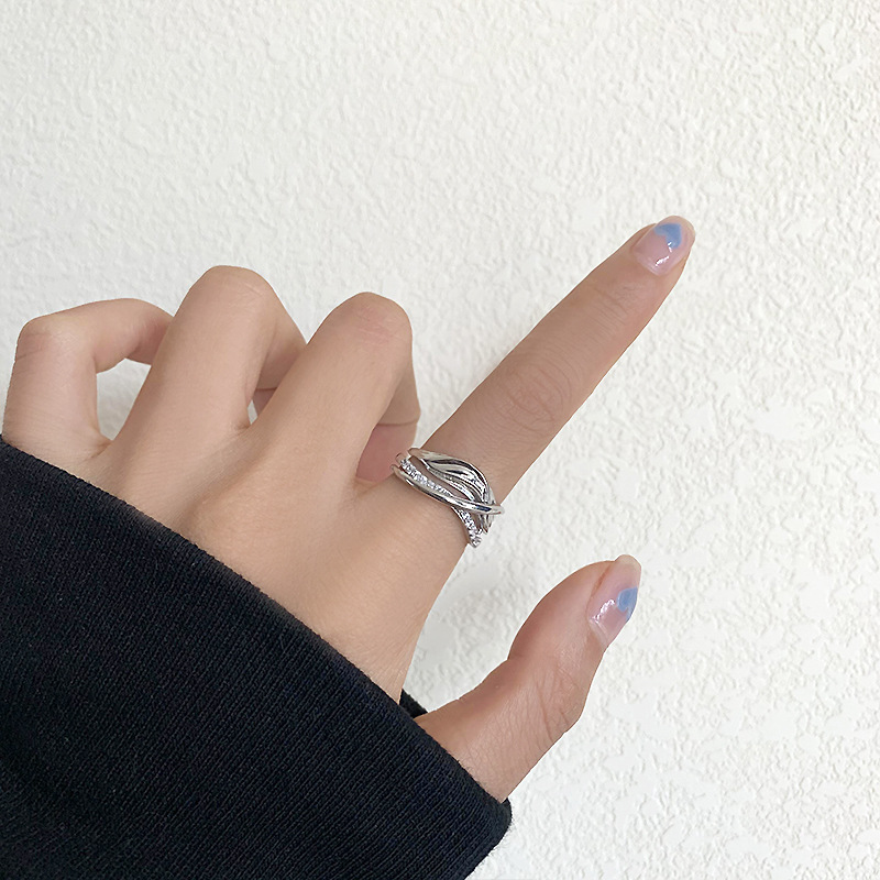 Opening Ins New Ring Personality Trend Micro-inlaid