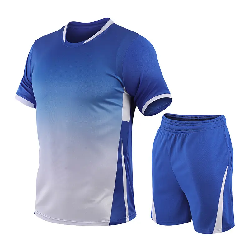 Summer Gradient Digital Printing Loose Short-sleeved T-shirt