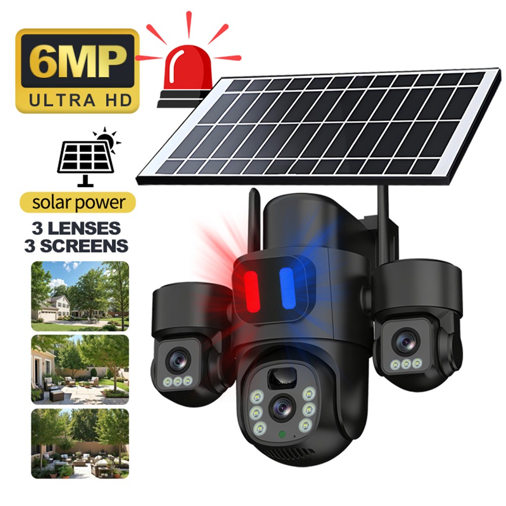 3-in-1 Wireless Solar Camera 360 Waterproof Outdoor Energy Saving WIFI — image 5