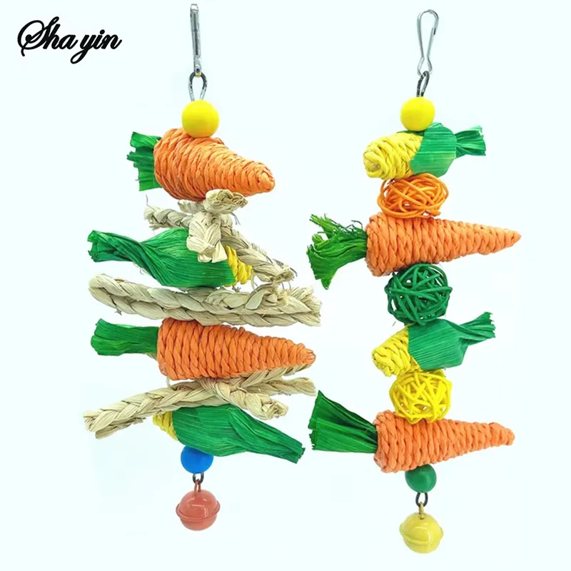 Parrot Toy Hanging Perch Climb Playing Equipment