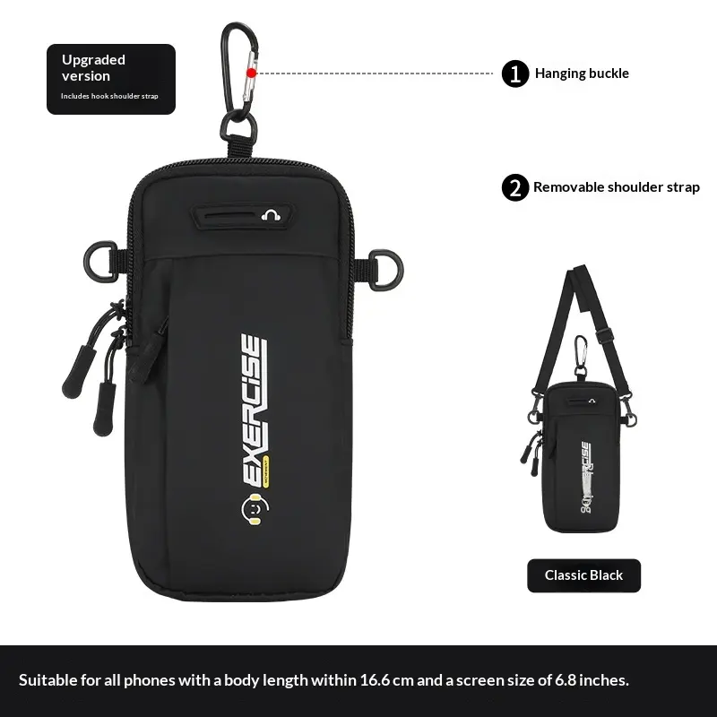 Running Phone Armband, Unisex Crossbody Bag, Sports