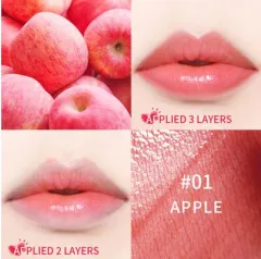 Moisturizing Liquid Lip And Cheek Dual-use Rouge Is Not Easy To Fade Lipstick Glaze Mirror Water Light - Apple Red - View 1