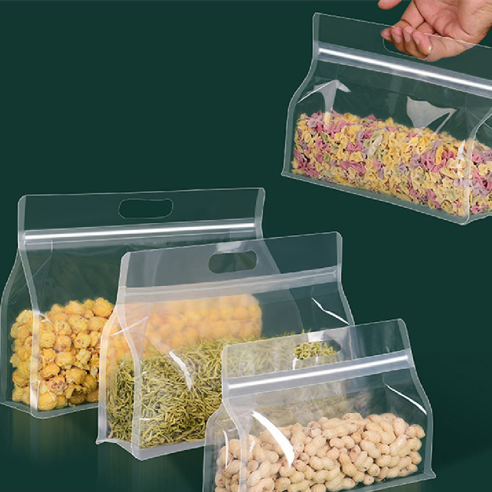 Eight-side Sealed Transparent Plastic Tote Bag - Image 9