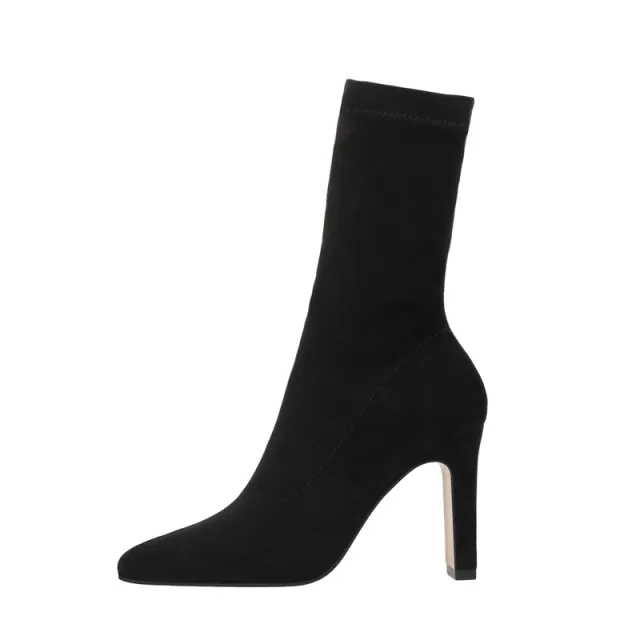 Autumn And Winter Net Red New Suede Boots Red - Shop at LoveMi