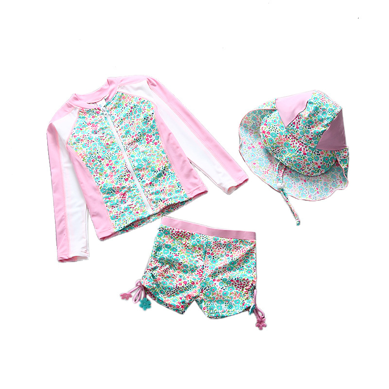 Pink floral and sun hat